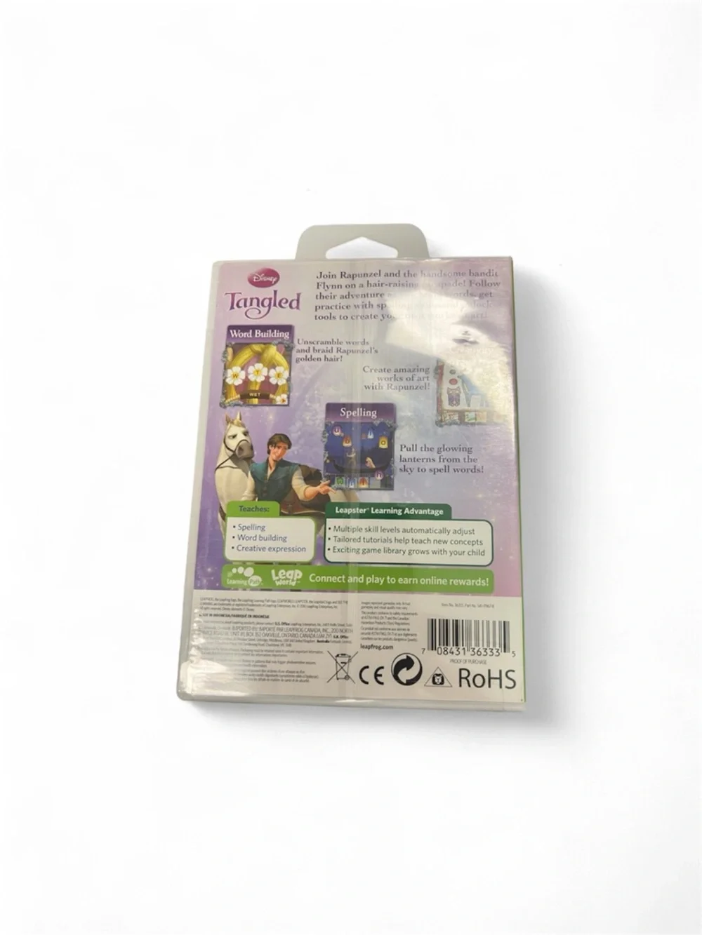 LeapFrog Leapster Tangled Learning Game New Sealed